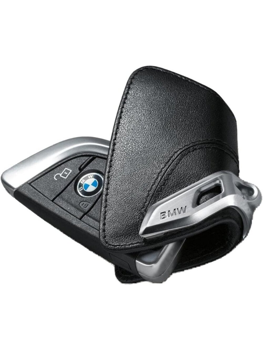 Stylish Black Key Case for Car Keys - Durable, Protective, and Sleek Design
